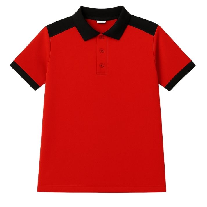 Polo Yaka Şehir Stili T-Shirt